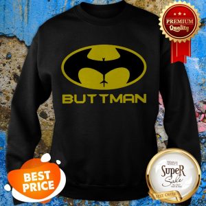 Nice Batman Logo Buttman Parody Sweatshirt