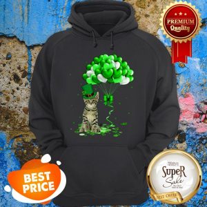 Nice Cat Balloons Heart St. Patrick’s Day 2020 Hoodie