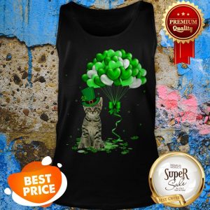 Nice Cat Balloons Heart St. Patrick’s Day 2020 Tank Top