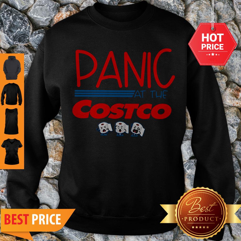 Nice Coronavirus Panic At The Costco Sweatshirt Nice Coronavirus Panic At The Costco Sweatshirt
