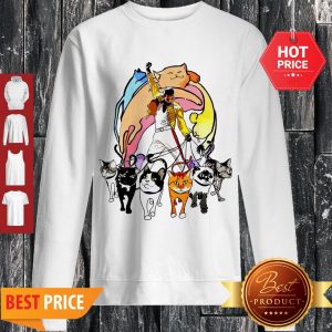 Nice Freddie Mercury With His Cat I Love Dad Sweatshirt