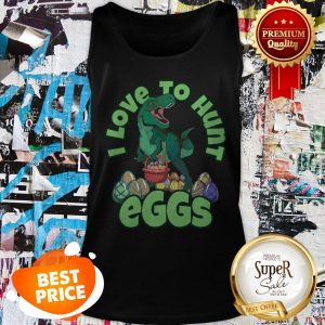 Nice Happy Easter Dinosaur Dino Eggs TRex Hunter Tank Top