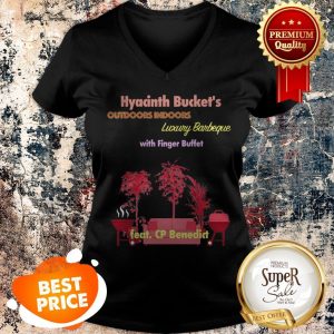 Nice Hyacinth Bucket’s Outdoors Indoors Luxury Barbeque With Finger Buffet V-neck