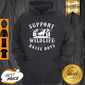 Nice Support Wildlife Raise Boys Womens Gift For Mothers Day Mama Hoodie
