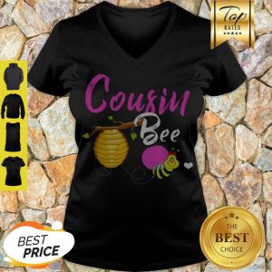 Official Cousin Bee Cute Sassy Honey Bee Mothers Day Gift V-neck