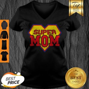 Official Super Mom Funny Superhero Mother’s Day Gift V-neck