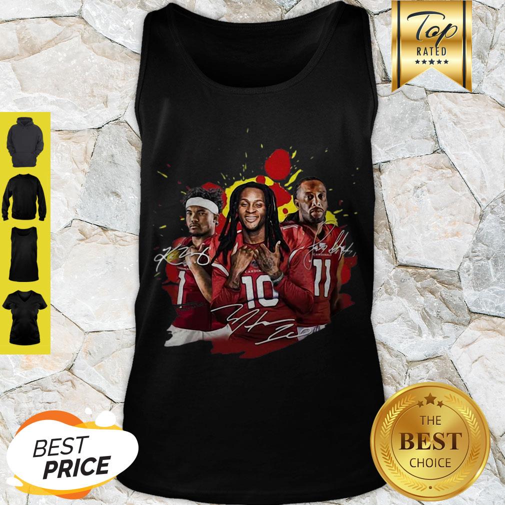Perfect Brittan Golden Larry Fitzgerald Kyler Murray Signatures Tank Top Perfect Brittan Golden Larry Fitzgerald Kyler Murray Signatures Tank Top