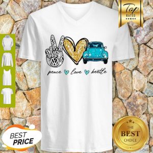 Perfect Peace Love Beetle V-neck