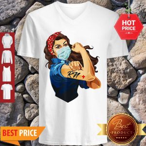 Perfect Strong Woman Tattoos RN Registered Nurse V-neck