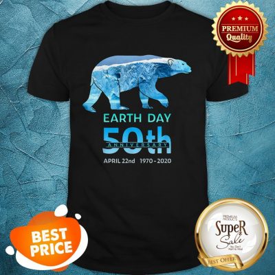 Polar Bear Earth Day 50th Anniversary April 22nd 1970-2020 Shirt