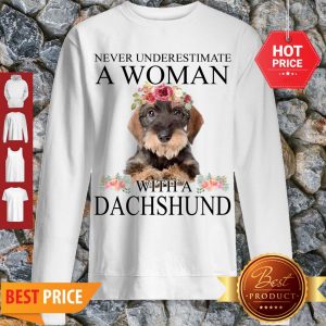 Pretty Wirehaired Dachshund Weiner-dog Mom Mama Funny Doxie Gifts Sweatshirt