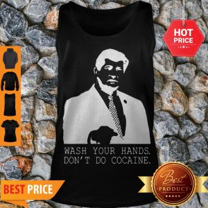 Vintage Wash Your Hands Don’t Do Cocaine Tank Top