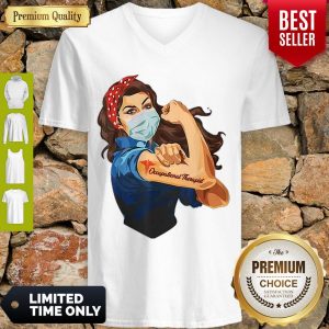 Awesome Strong Woman Occupational Therapist Tattoo V-neck