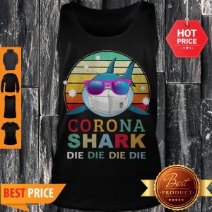Cute Covid-19 Coronavirus Shark Die Die Die Vintage Tank Top