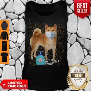 Cute Shiba Inu Mask Wash Your Hand Survived Coronavirus Tank Top