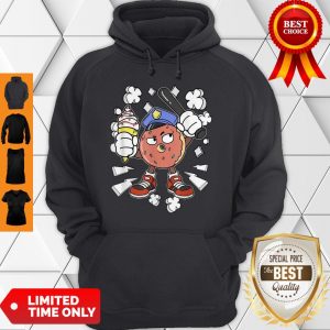 Funny Donut Cop Candy Police Officer Ice Cream Sweet Patrol Hoodie
