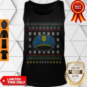 Funny Police Officer Ugly Christmas Sweater Policeman Tank Top