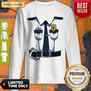 Funny Police Officer Uniform Costume Dress Policeman Gift Sweatshirt