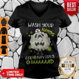 Good Nurse Sheep Wash Your Hands Coronavirus Is Baaaad V-neck