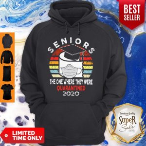Good Seniors The One Where They Were Quarantined 2020 Vintage Hoodie