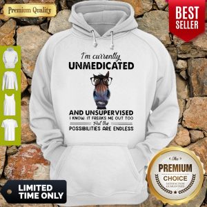 Cute I’m Currently Unmedicated And Unsupervised Possibilities Are Endless Hoodie