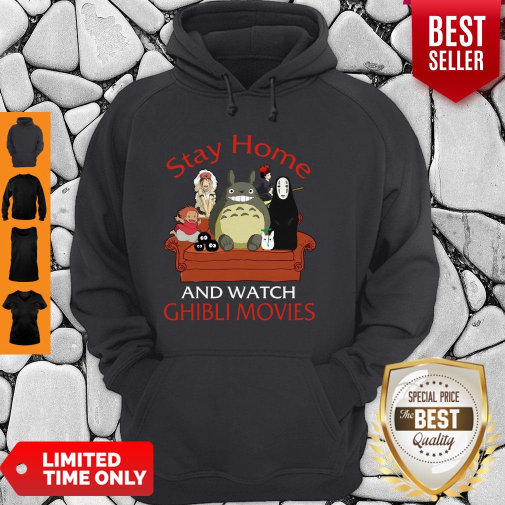 Cute Stay Home And Watch Ghibli Movies Coronavirus Hoodie Cute Stay Home And Watch Ghibli Movies Coronavirus Hoodie