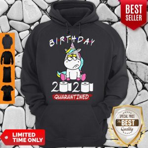 Hot Unicorn Birthday 2020 Quarantined Hoodie