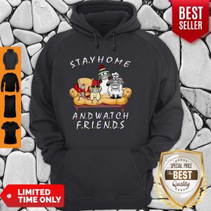Perfect Pets Stay Home And Watch Friends Cartoon COVID-19 Hoodie