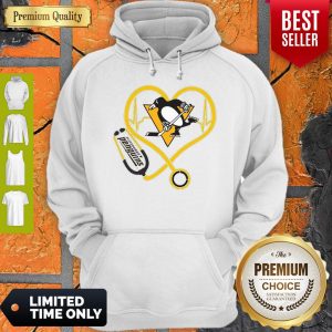 Hot Pittsburgh Penguins Nurse Heart Stethoscope Heartbeat Hoodie