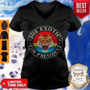 Official Joe Exotic For President 2020 Vintage V-neck