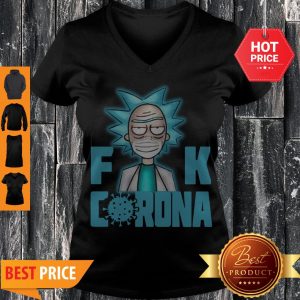 Official Rick And Morty Fuck Corona V-neck