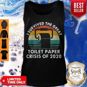 Perfect Vintage I Survived Toilet Paper Crisis 2020 Tank Top