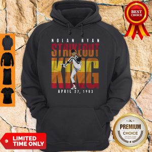 Premium Nolan Ryan Strikeout King April 27 1983 Hoodie