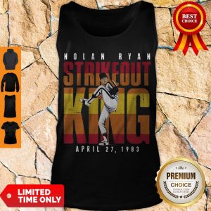 Premium Nolan Ryan Strikeout King April 27 1983 Tank Top