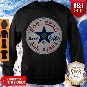 Nice Pot head All Stars Weed Puffer Sweatshirt