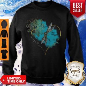 Cute Dragonfly We Rise By Lifting Others Sweatshirt
