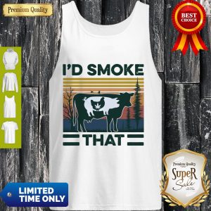 Awesome I’d Smoke That Vintage Tank Top