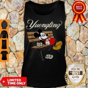 Awesome Mickey Mouse Drinking Yuengling Beer On Park Bench Tank Top