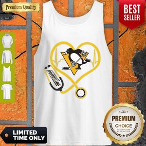 Hot Pittsburgh Penguins Nurse Heart Stethoscope Heartbeat Tank Top