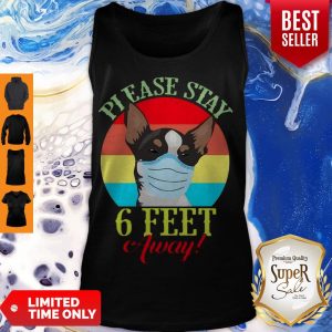 Good Chihuahua Please Stay 6 Feet Away Vintage Coronavirus Tank Top