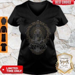 Top Skeleton Zen As Fuck V-neck
