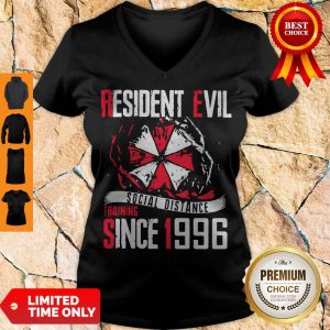 Perfect Resident Evil Social Distance Training Since 1996 V-neck