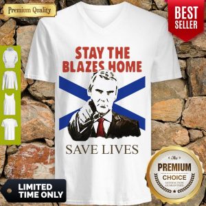 Top Nova Scotians Stay The Blazes Home Save Lives COVID-19 V-neck