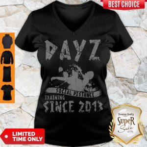 Hot Dayz Social Distance Training Since 2013 Coronavirus V-neck
