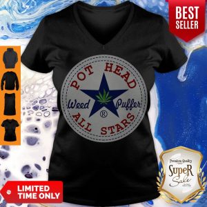 Nice Pot head All Stars Weed Puffer V-neck