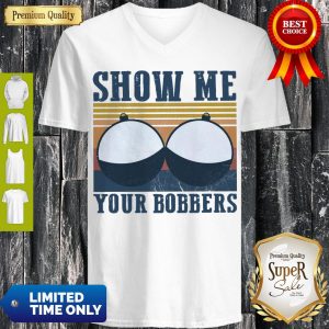 Nice Show Me Your Bobbers Vintage V-neck