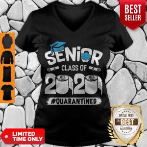 Awesome Senior Class of 2020 Quarantine Funny Graduation Toilet Paper V-neck