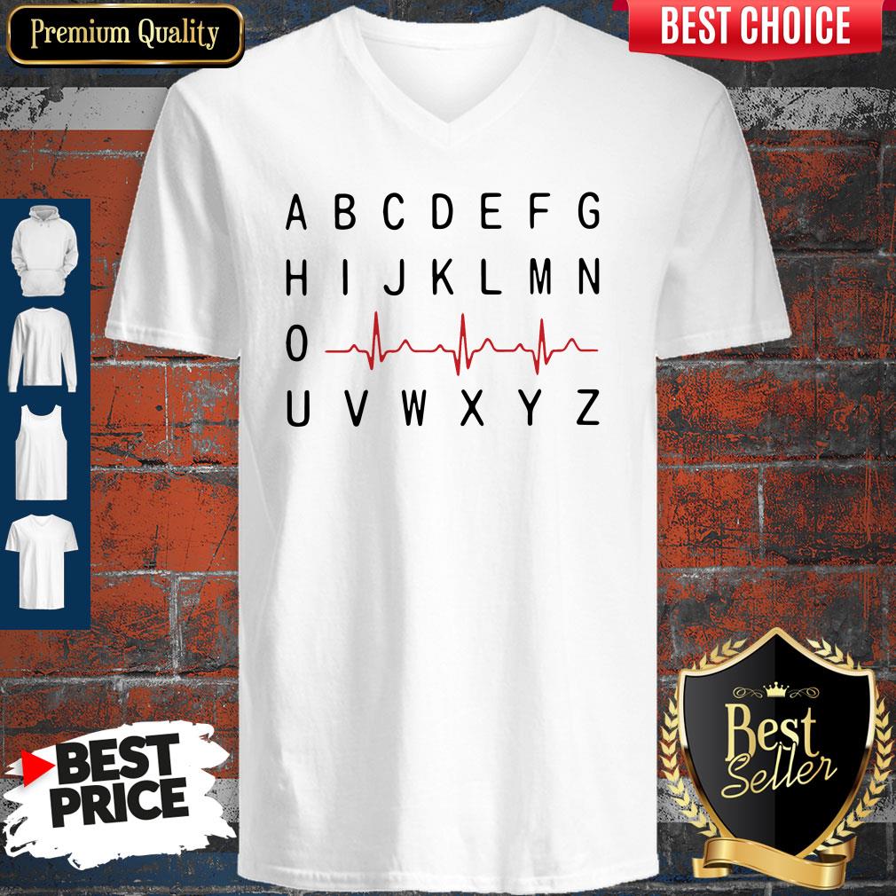 A B C D E F G Nurse Heartbeat V-neck A B C D E F G Nurse Heartbeat V-neck