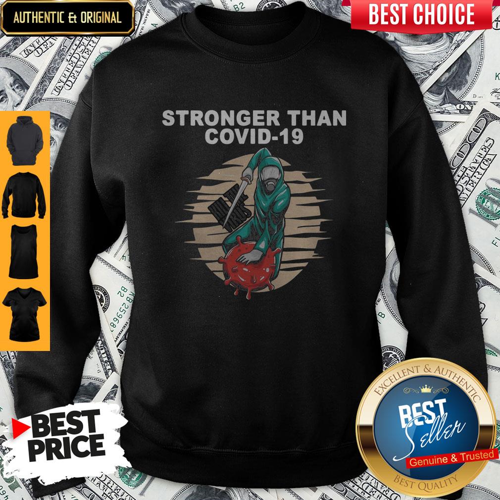 Baseball Stronger Than Covid 19 Kill The Virus Sweatshirt Baseball Stronger Than Covid 19 Kill The Virus Sweatshirt