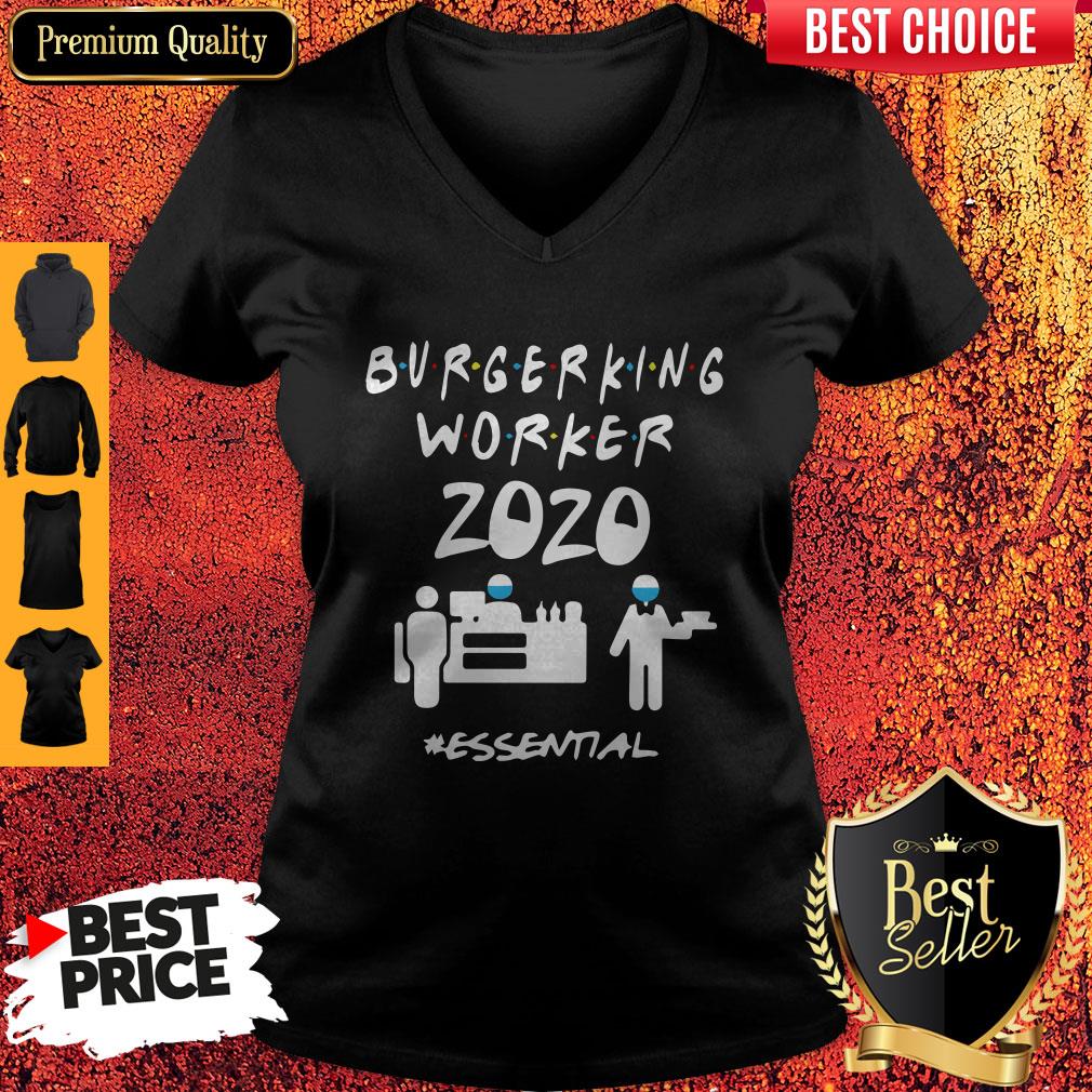 Burger King Worker 2020 Essential V-neck Burger King Worker 2020 Essential V-neck